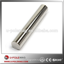 High Quality N42 Neodymium Bar Magnet Cylinder with Poles on Sides